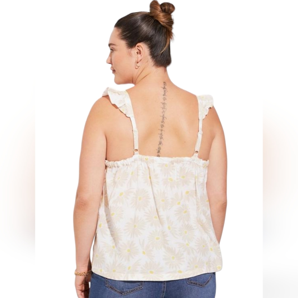 TORRID Ruffle Daisy Tank Top - Picture 5 of 6